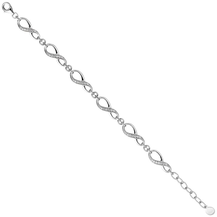Armband aus Unendlichkeit-Symbolen 925 Silber