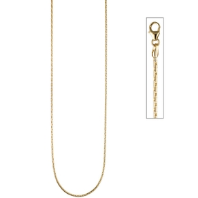 1,7mm feine Kobrakette Halskette Collier aus 333 Gold Gelbgold oval Damen 50cm 1,7mm feine Kobrakette Halskette Collier aus 333 Gold Gelbgold oval Damen 50cm