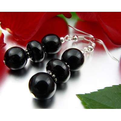 Ohrringe aus Onyx