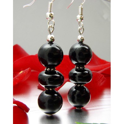 Ohrringe aus Onyx