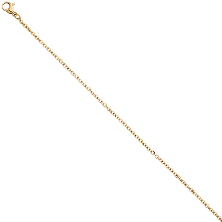 1,9mm Ankerkette aus Edelstahl in Goldfarbe 46cm