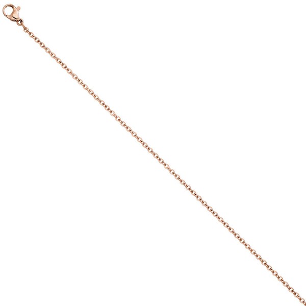 2,2mm Ankerkette Edelstahl in rotgold Farbe 46cm