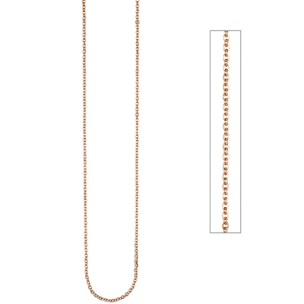 2,2mm Ankerkette Edelstahl in rotgold Farbe 46cm