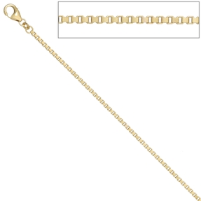 1,8mm Venezianerkette Kette Halskette Halsschmuck aus 585 Gold Gelbgold 60cm