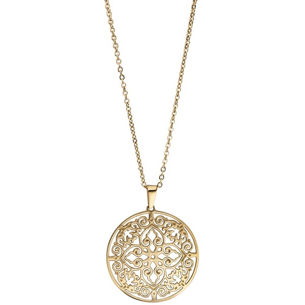 Collier antik Ornament Edelstahl 46cm