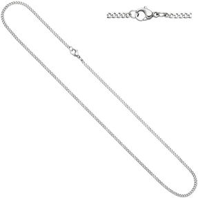 2mm Panzerkette Kette Halskette Collier Halsschmuck aus Edelstahl 38cm