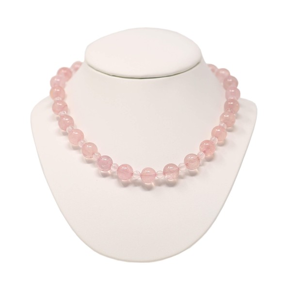 Kette aus Rosenquarz