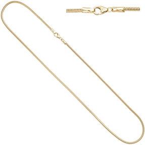 2,4mm Schlangenkette Kette rund 333 Gold Gelbgold 42cm Halskette Halsschmuck 2,4mm Schlangenkette Kette rund 333 Gold Gelbgold 42cm Halskette Halsschmuck