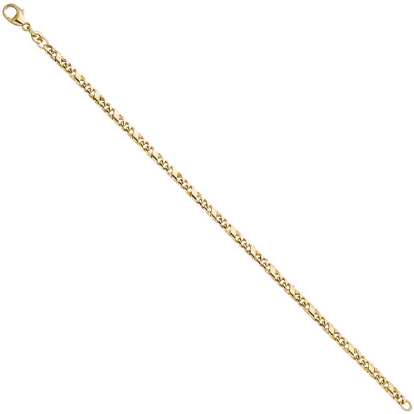 3,2mm Rockwellarmband aus 333 Gelbgold 18,5cm