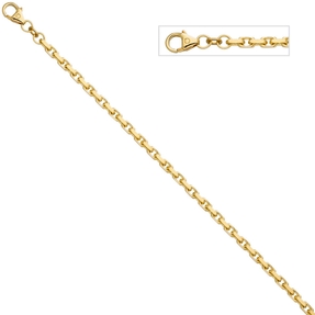 3mm Ankerarmband Armband Armschmuck aus 333 Gold Gelbgold diamantiert 21cm