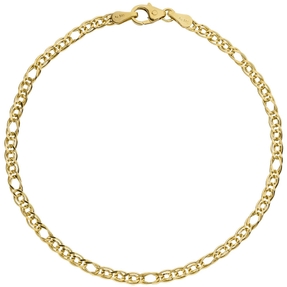 3mm Zwillings-Panzerarmband Armband Armschmuck aus 585 Gold Gelbgold 19cm 3mm Zwillings-Panzerarmband Armband Armschmuck aus 585 Gold Gelbgold 19cm