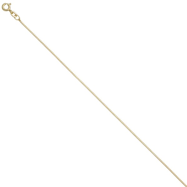 0,9mm Venezianerkette 925 Silber vergoldet 50cm