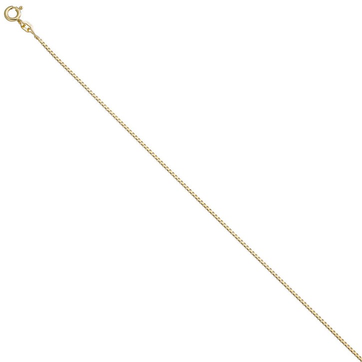 1,3mm Venezianerkette 925 Silber vergoldet 45cm
