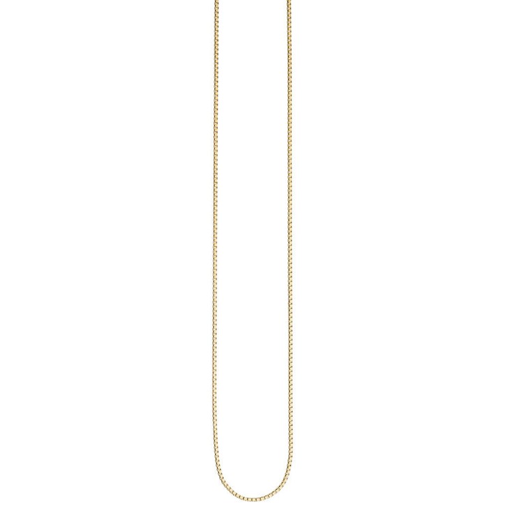 1,3mm Venezianerkette 925 Silber vergoldet 45cm