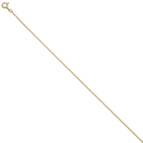 1,3mm Venezianerkette 925 Silber vergoldet 45cm