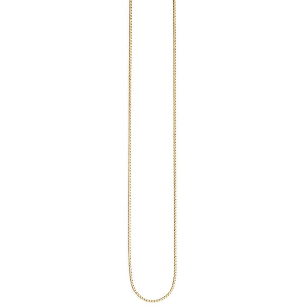 1,3mm Venezianerkette 925 Silber vergoldet 45cm
