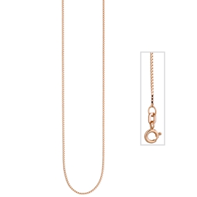 0,8mm feine Venezianerkette Kette Collier aus 925 Silber rotgold vergoldet 42cm 0,8mm feine Venezianerkette Kette Collier aus 925 Silber rotgold vergoldet 42cm
