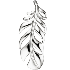 Anhänger Feder aus 925 Silber glänzend Halsschmuck Silberschmuck für Damen
