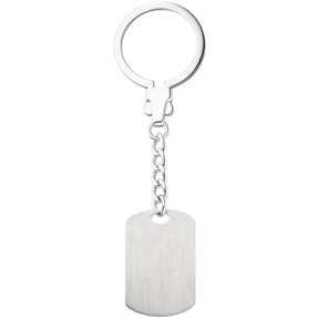 Schlüsselanhänger Anhänger mit Gravurplatte Gravurschild mit Kette 925 Silber