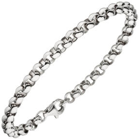 4,5mm Erbsarmband Armband Armkette Silberarmband aus 925 Silber 19cm