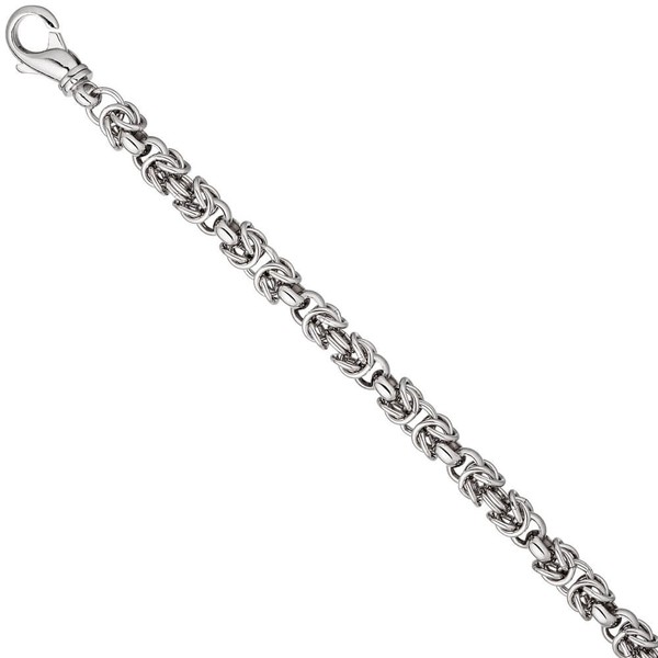 7,2mm Armband Erbs-Königskette 925 Silber 20cm