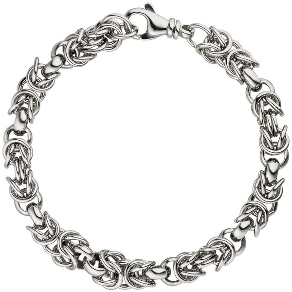 7,2mm Armband Erbs-Königskette 925 Silber 20cm
