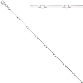 2,8mm Stäbchen Armband Silberarmband Armkette aus echtem 925 Silber 19cm