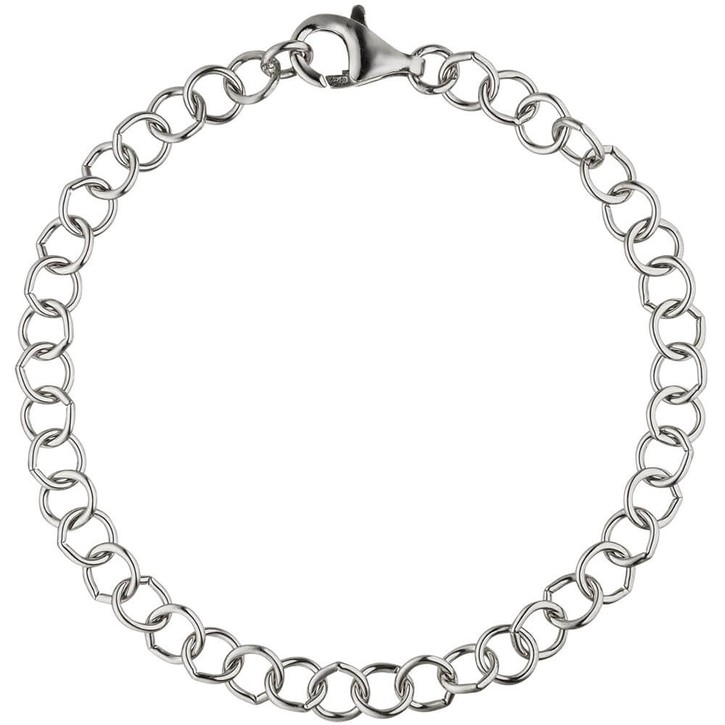 5,7mm Ringel Armband aus 925 Silber 19cm