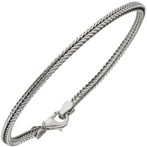 2,5mm Fuchsschwanz Armband Armschmuck Armkette aus echtem 925 Silber 19cm 2,5mm Fuchsschwanz Armband Armschmuck Armkette aus echtem 925 Silber 19cm