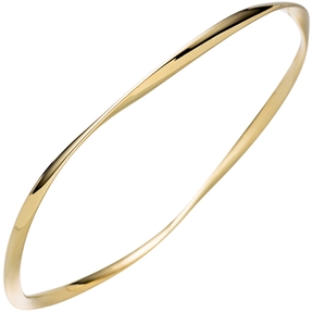 3mm Armreif Armband Armschmuck aus 925 Silber in Gelbgold vergoldet verdreht 3mm Armreif Armband Armschmuck aus 925 Silber in Gelbgold vergoldet verdreht