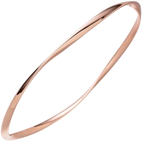 3mm Armreif Armband Armschmuck aus 925 Silber in Rotgold vergoldet verdreht 3mm Armreif Armband Armschmuck aus 925 Silber in Rotgold vergoldet verdreht