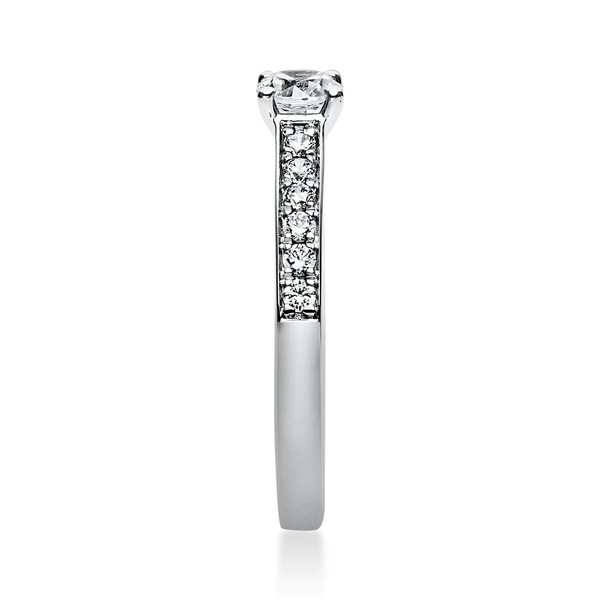 Ring Damenring aus 950 Platin mit 17 Brillanten 0.43 Ct