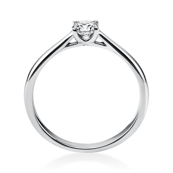 Solitär Ring aus 585 Weißgold mit Brillant 0.30 Ct