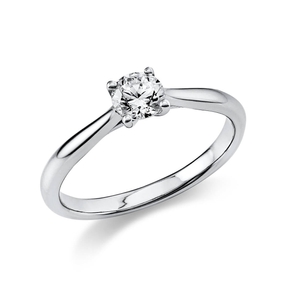 Solitär Ring Damenring aus 950 Platin mit Diamant Brillant 0,40 Ct. 4er-Krappe Solitär Ring Damenring aus 950 Platin mit Diamant Brillant 0,40 Ct. 4er-Krappe