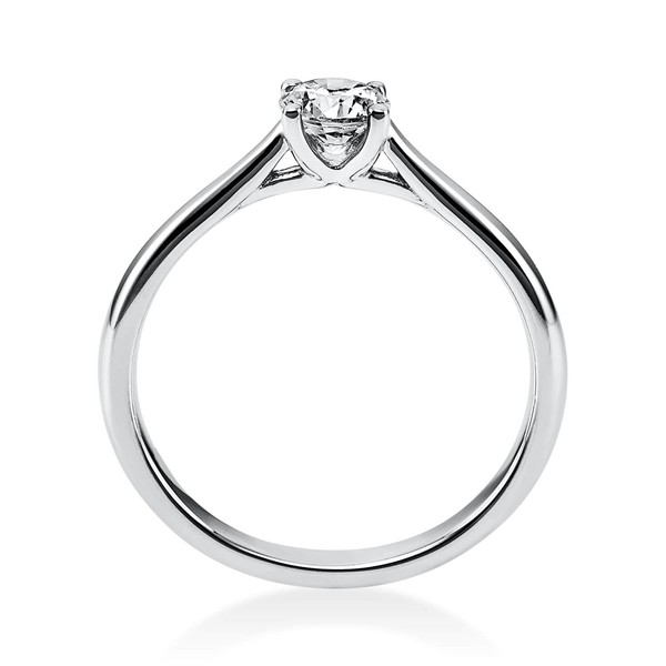 Solitär Ring aus 950 Platin mit Brillant 0.40 Ct