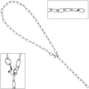 Fußkettchen Fußkette Silberkette 925 Silber 27cm Fußschmuck variabel verkürzbar