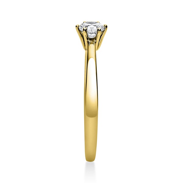 Solitär Ring aus 585 Gelbgold mit Brillant 0.25 Ct