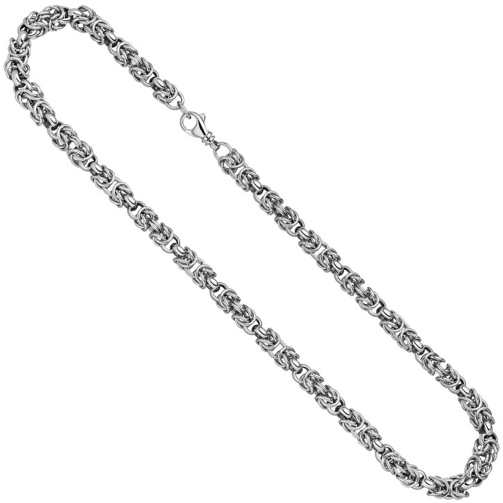7.2mm Königs-Erbskette 925 Silber 50cm