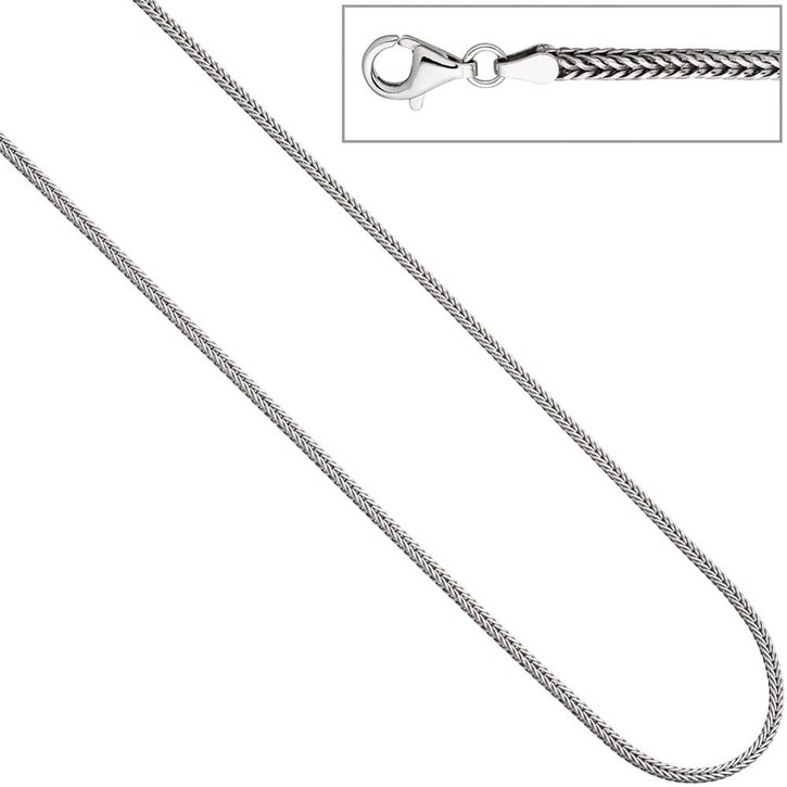 2,5mm Fuchsschwanzkette 925 Silber 45cm