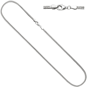 2,5mm Fuchsschwanzkette Kette Collier Halskette Halsschmuck aus 925 Silber 45cm 2,5mm Fuchsschwanzkette Kette Collier Halskette Halsschmuck aus 925 Silber 45cm