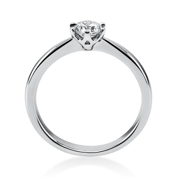 Solitär Ring aus 950 Platin mit Brillant 0.40 Ct