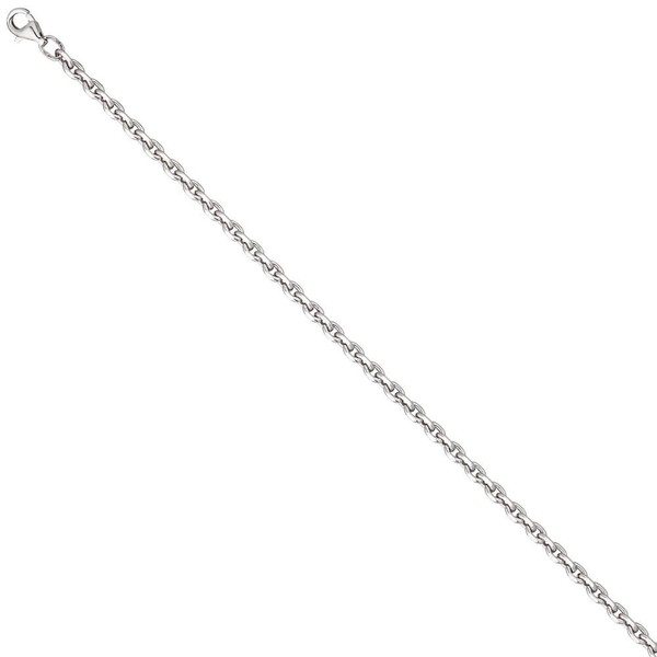 3,4mm Ankerkette aus 925 Silber 55cm