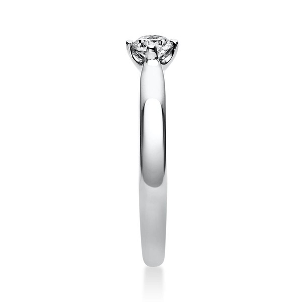Solitär Ring aus 950 Platin mit Brillant 0.20 Ct