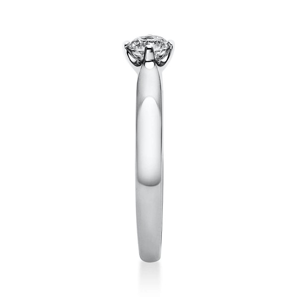 Solitär Ring aus 585 Weißgold mit Brillant 0.25 Ct