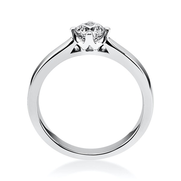 Solitär Ring aus 585 Weißgold mit Brillant 0.50 Ct