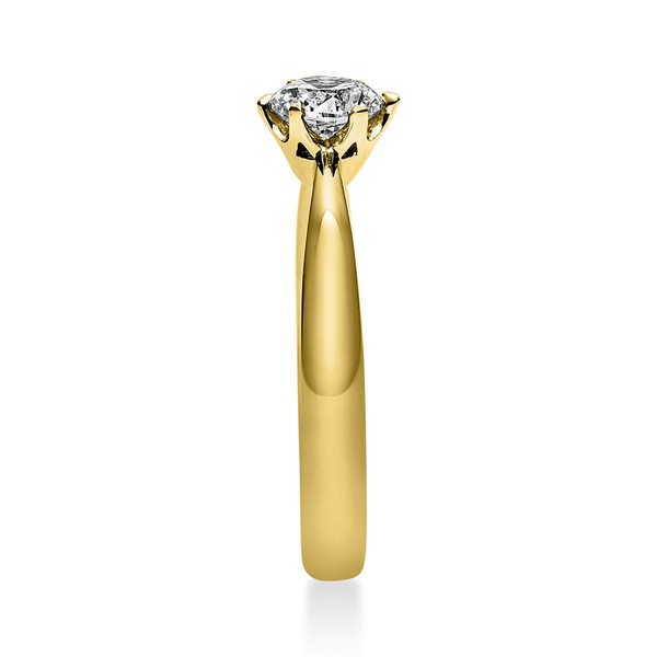 Solitär Ring aus 585 Gelbgold mit Brillant 0.50 Ct