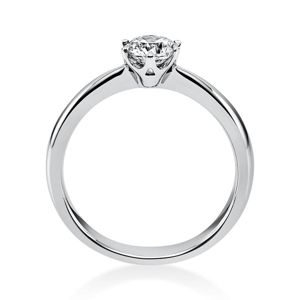 Solitär Ring aus 750 Weißgold mit Brillant 0.50 Ct