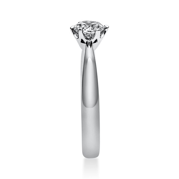 Solitär Ring aus 750 Weißgold mit Brillant 0.50 Ct