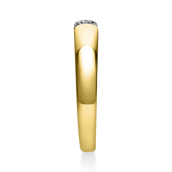 Solitär Ring aus 750 Gelbgold mit Brillant 0.20 Ct