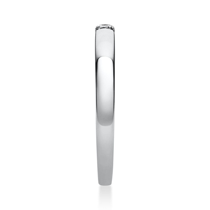 Solitär Ring aus 750 Weißgold mit Brillant 0.06 Ct